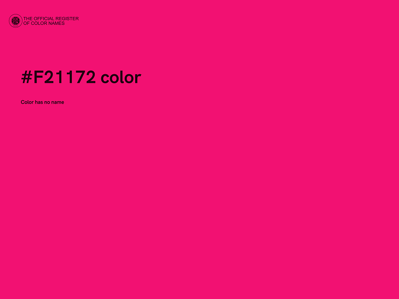 #F21172 color image