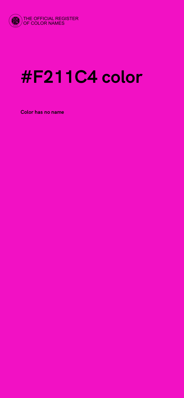 #F211C4 color image