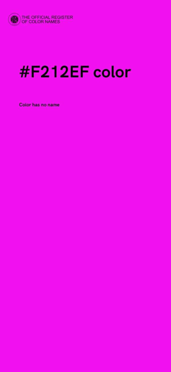 #F212EF color image