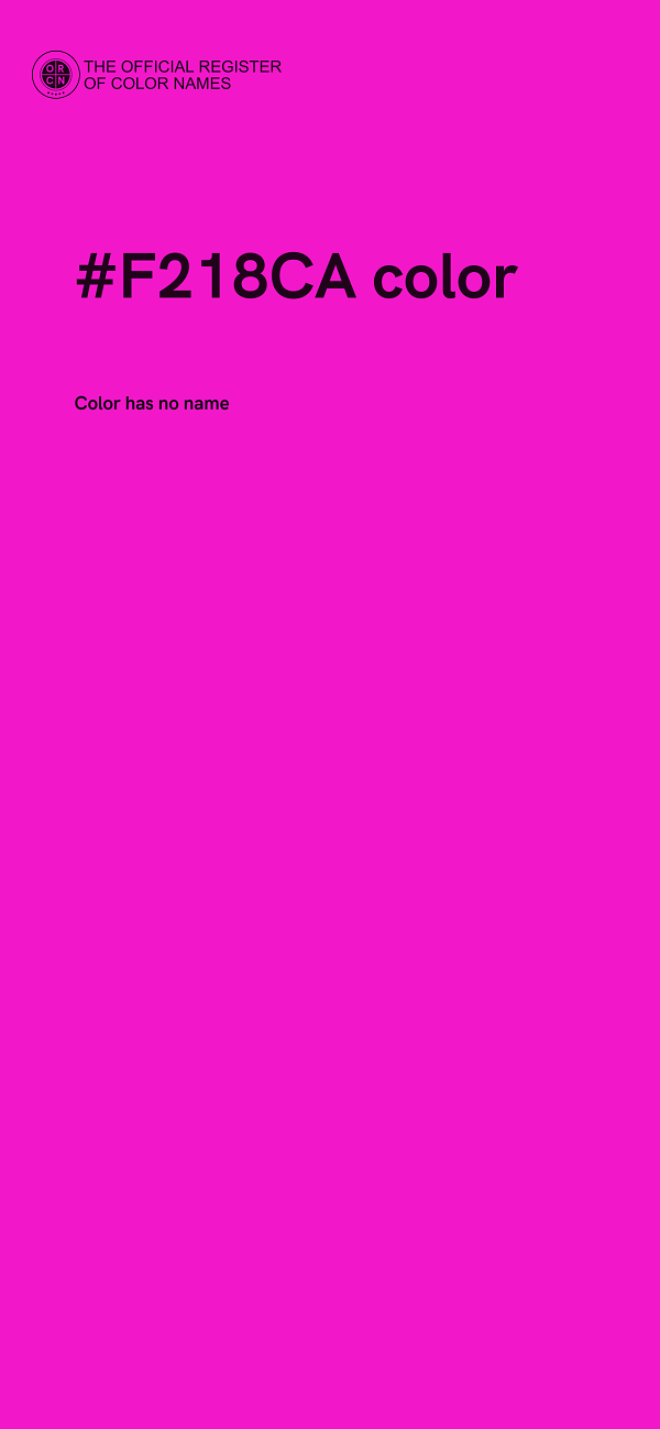 #F218CA color image