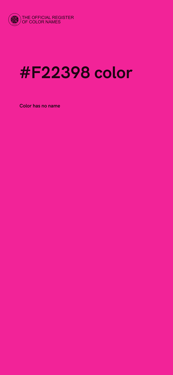 #F22398 color image