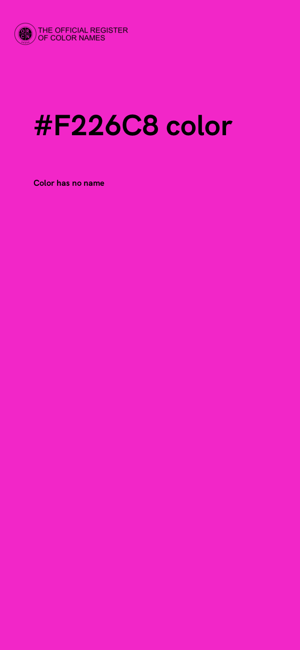 #F226C8 color image