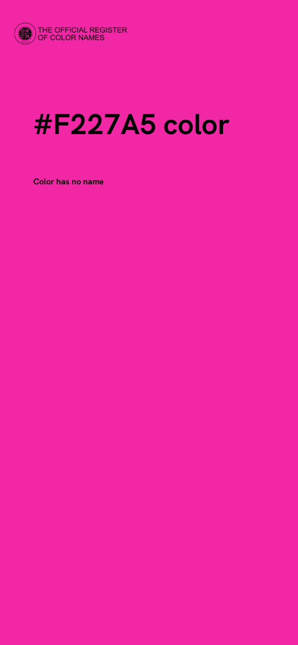 #F227A5 color image