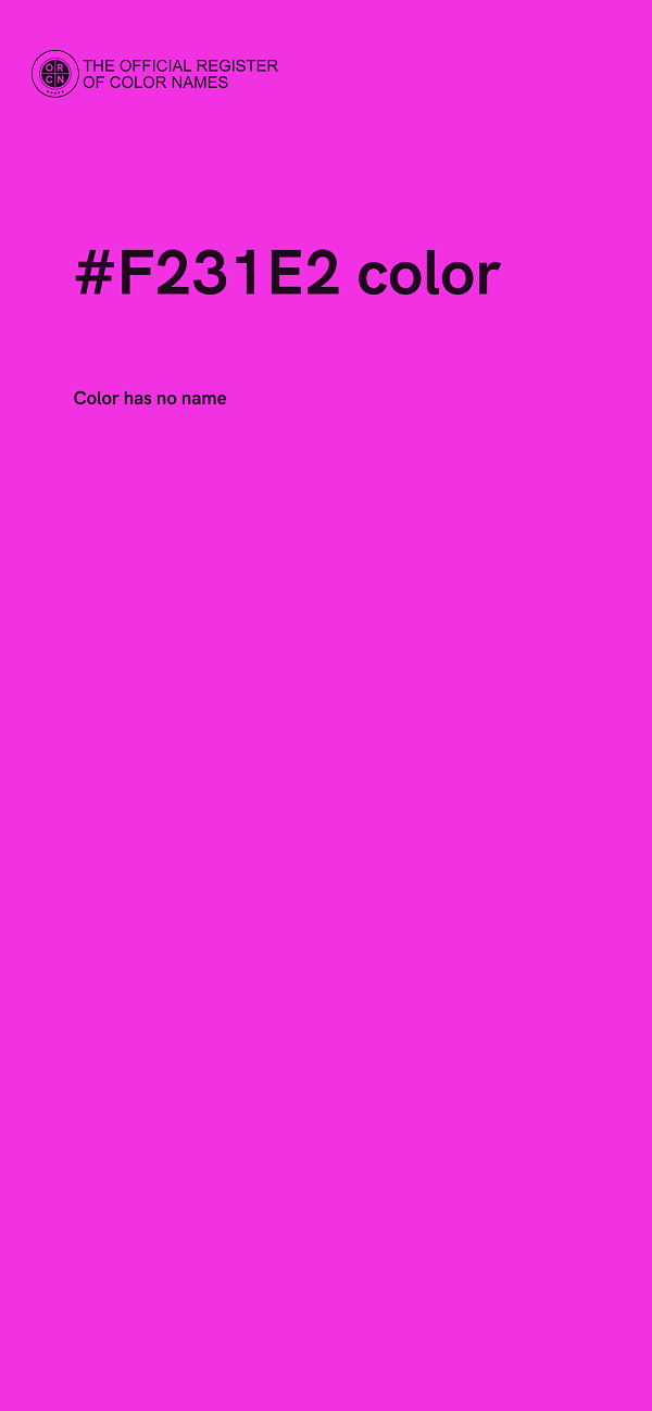 #F231E2 color image