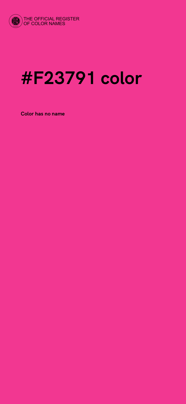#F23791 color image