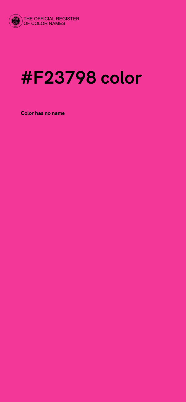 #F23798 color image