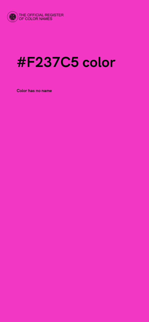 #F237C5 color image