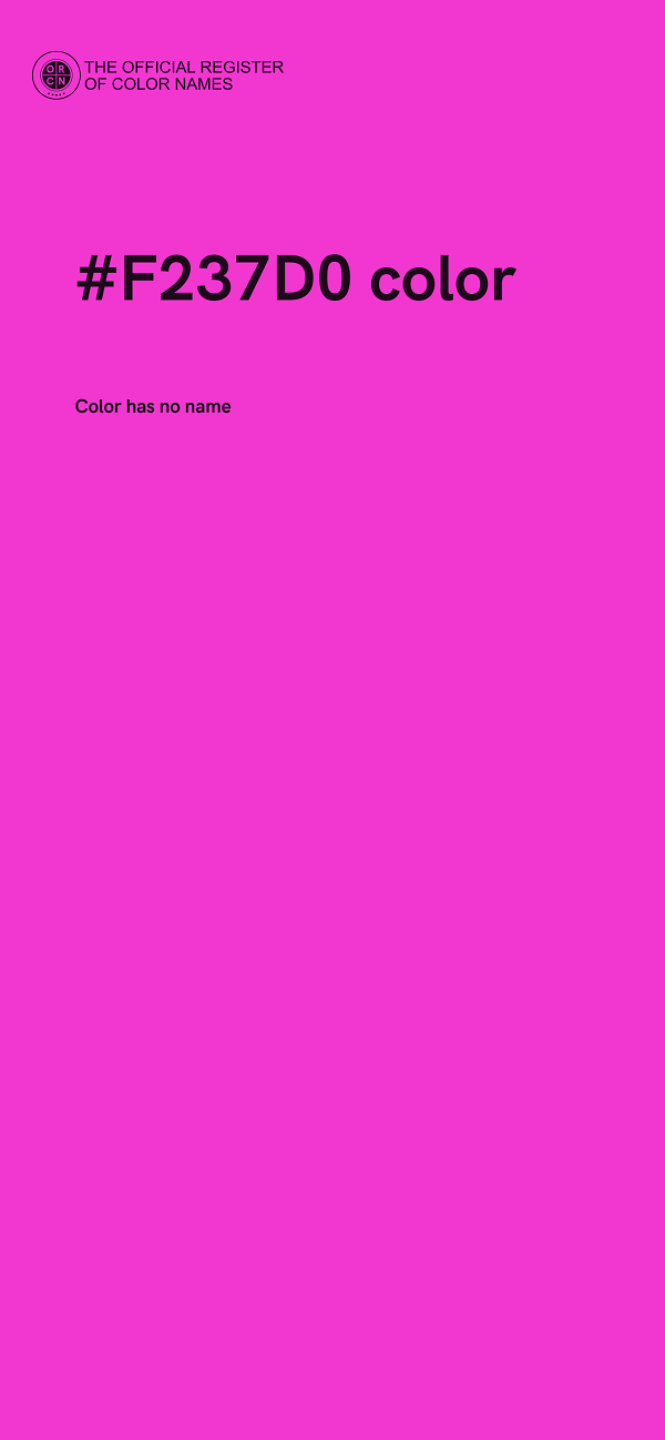 #F237D0 color image