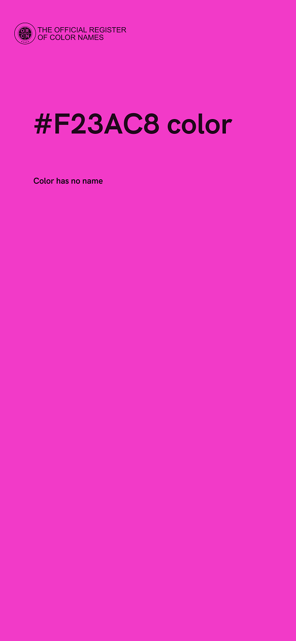 #F23AC8 color image