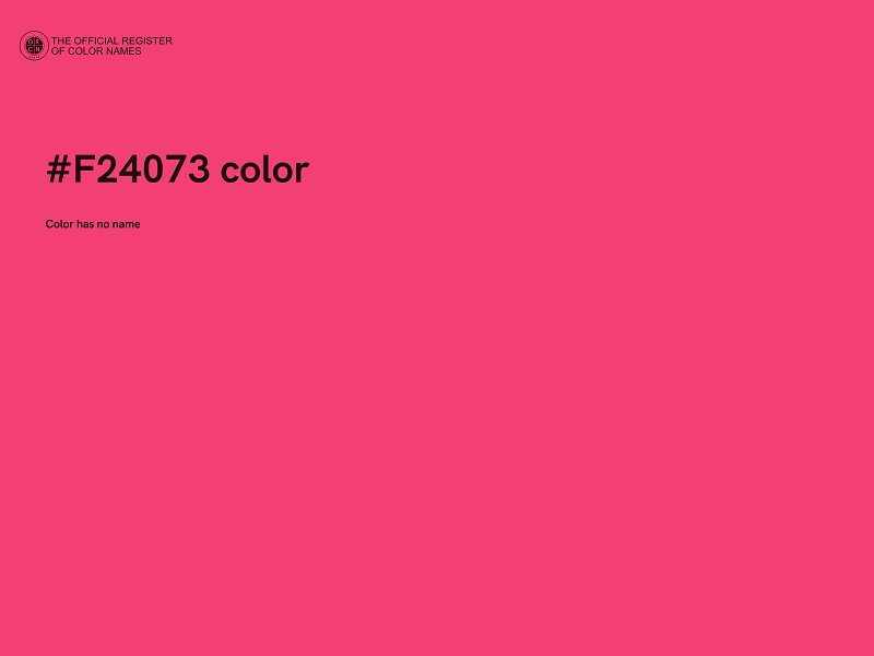 #F24073 color image