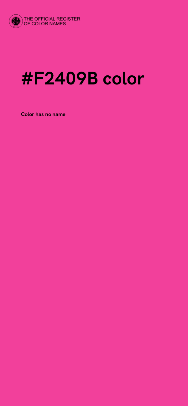 #F2409B color image