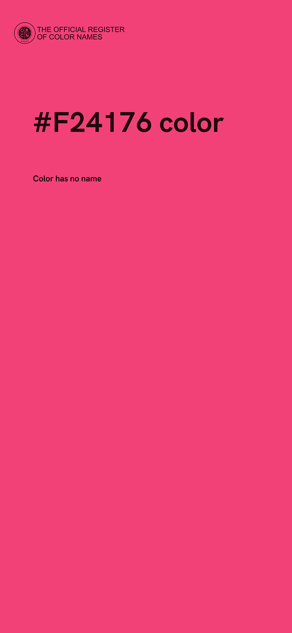 #F24176 color image