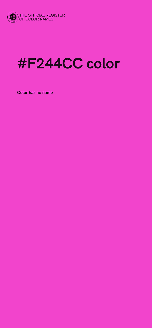 #F244CC color image