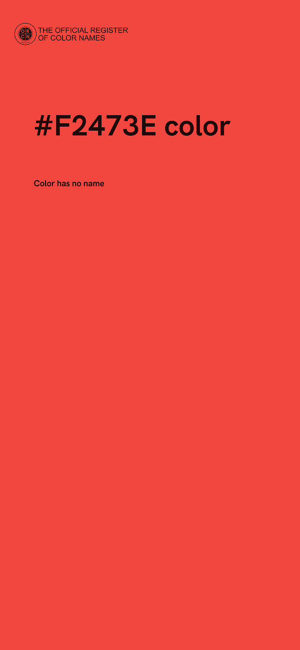 #F2473E color image