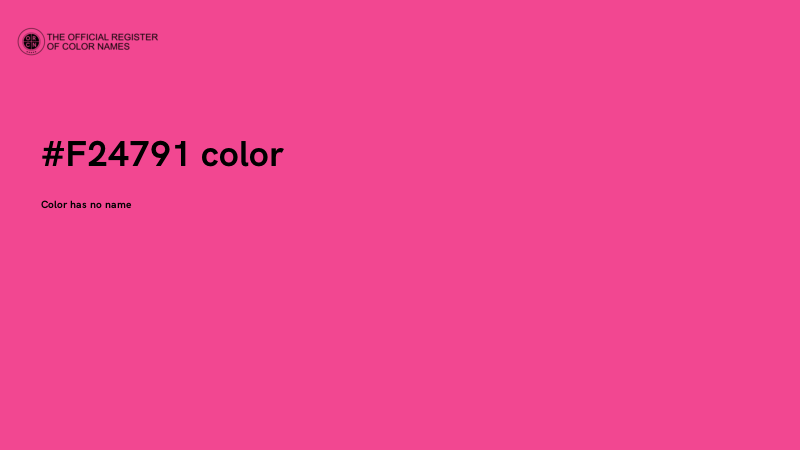 #F24791 color image
