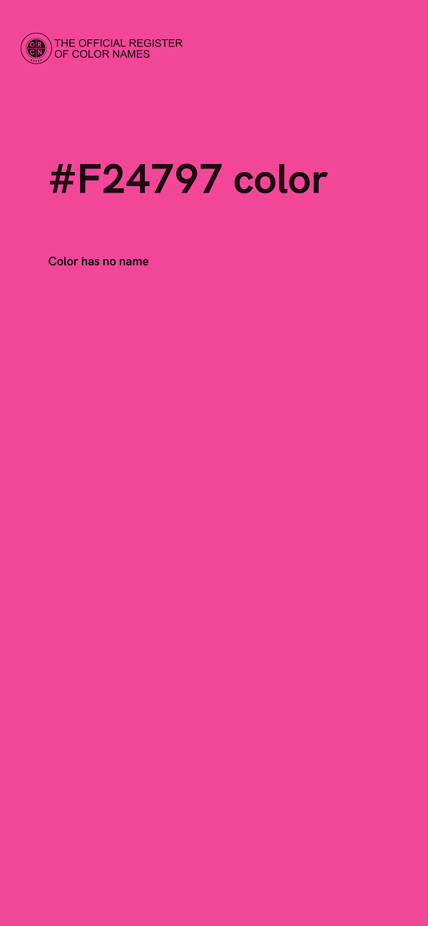 #F24797 color image