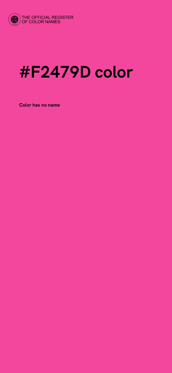 #F2479D color image