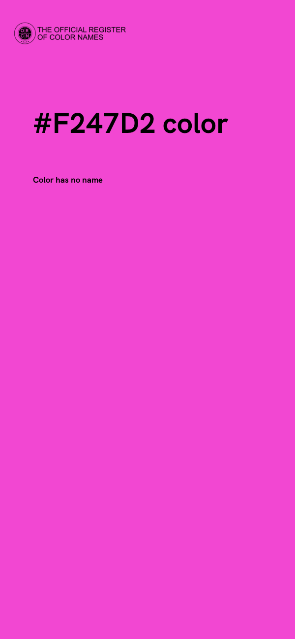 #F247D2 color image