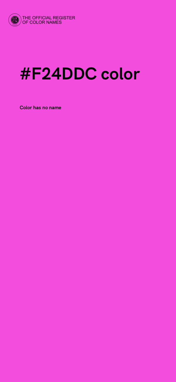 #F24DDC color image