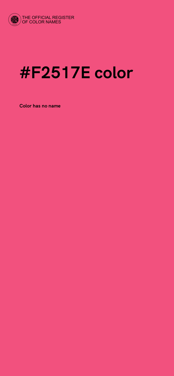 #F2517E color image