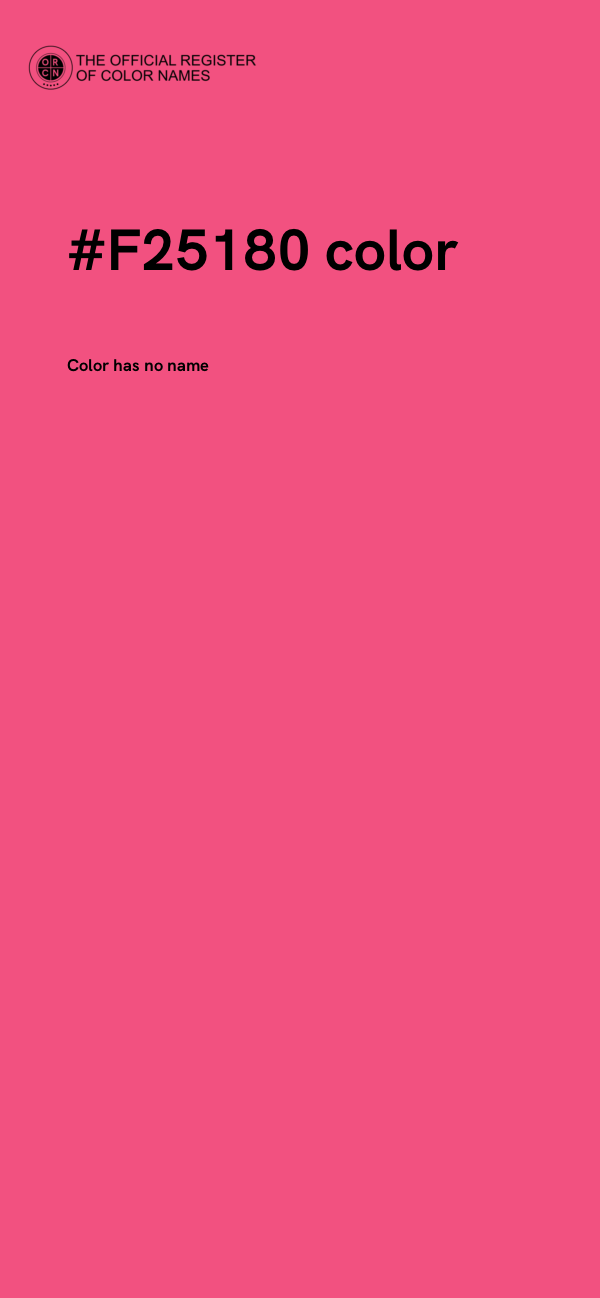 #F25180 color image