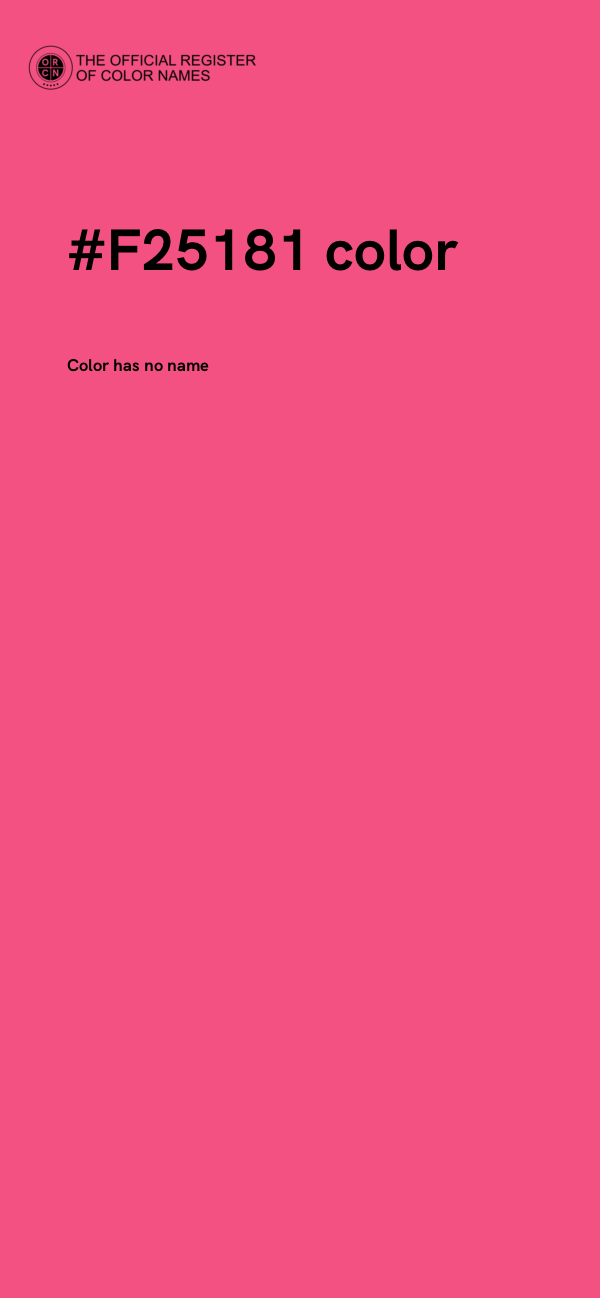 #F25181 color image