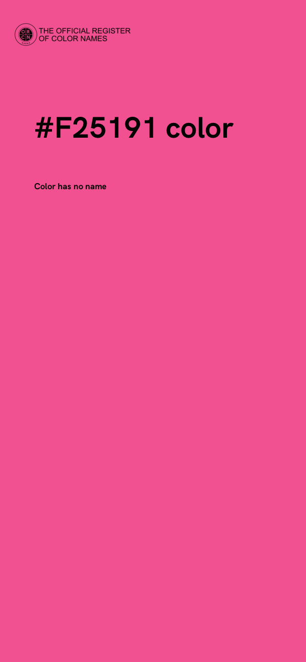 #F25191 color image