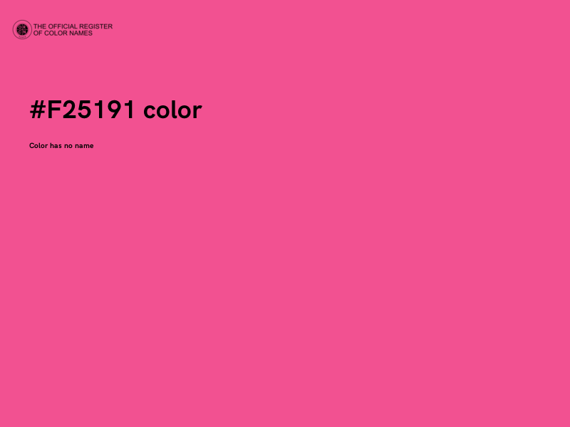 #F25191 color image