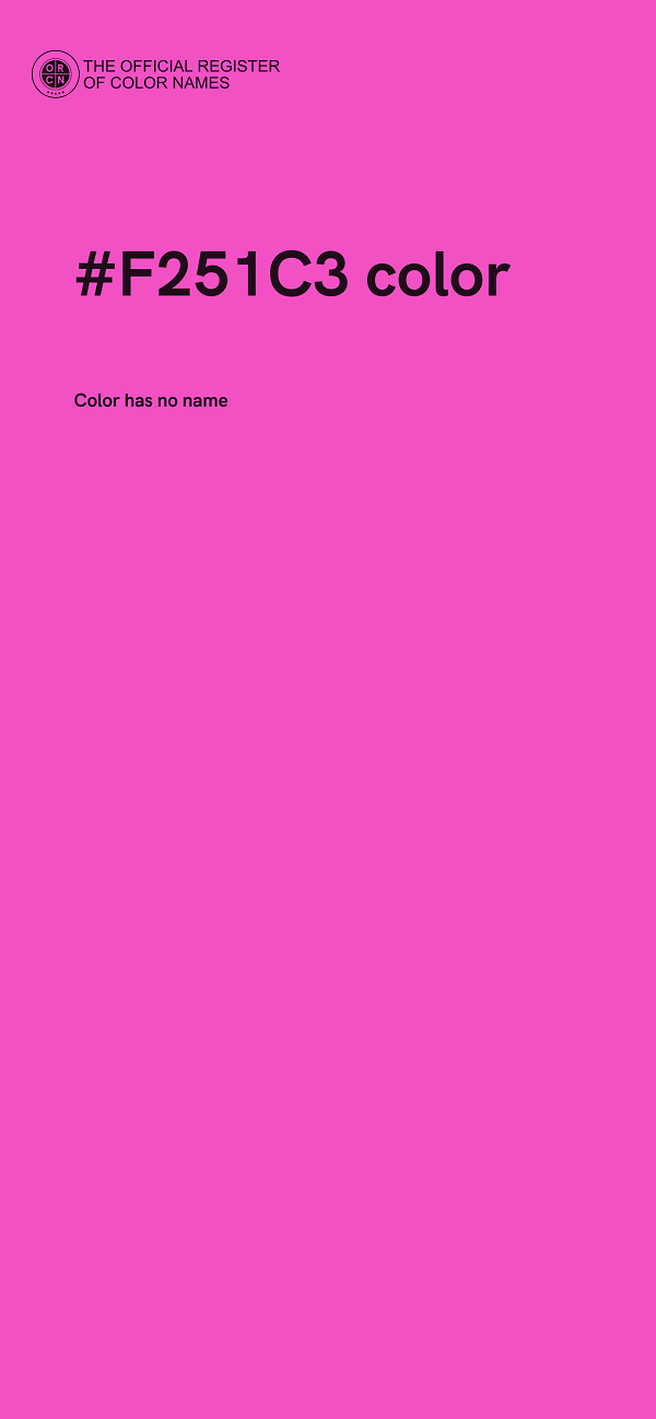 #F251C3 color image