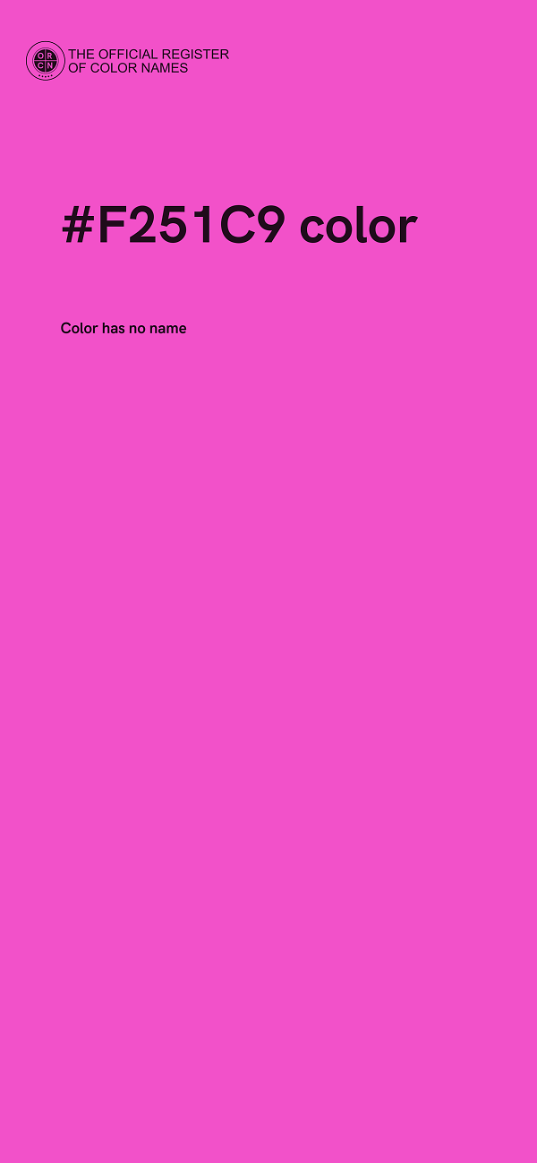 #F251C9 color image