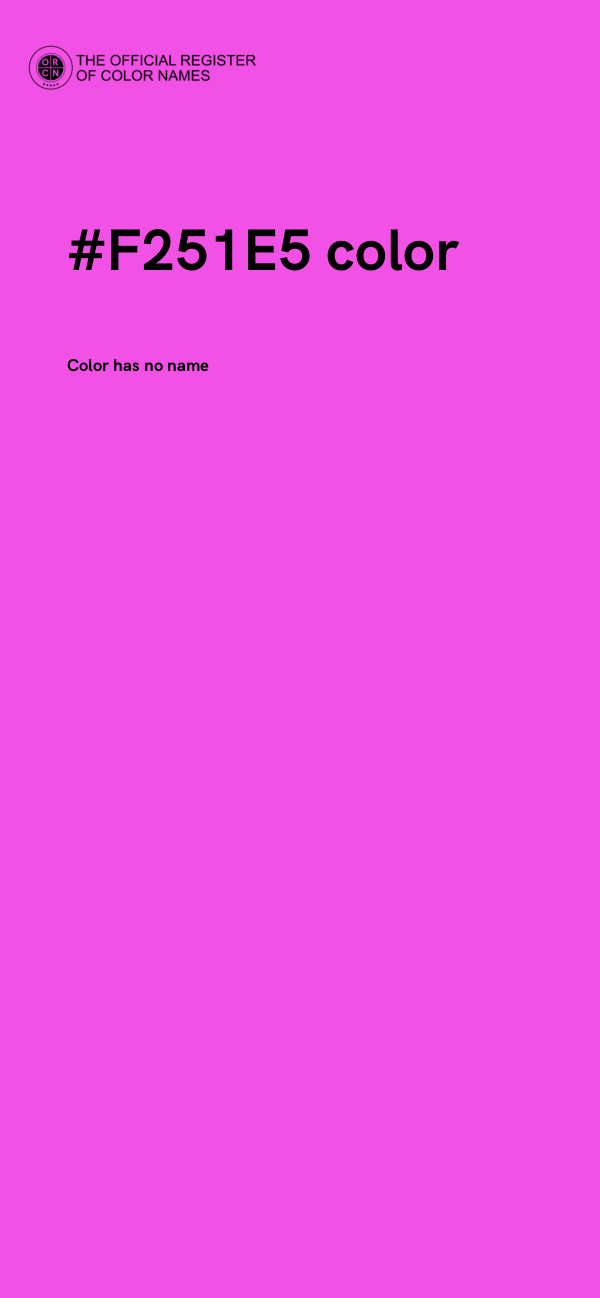 #F251E5 color image