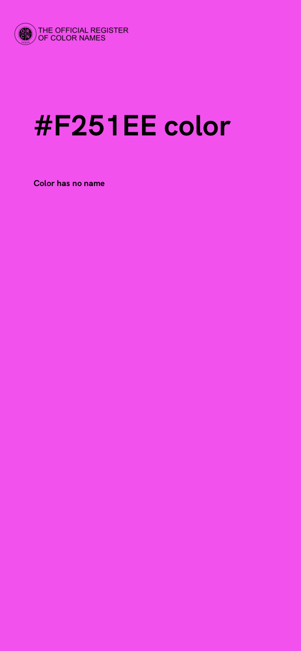 #F251EE color image