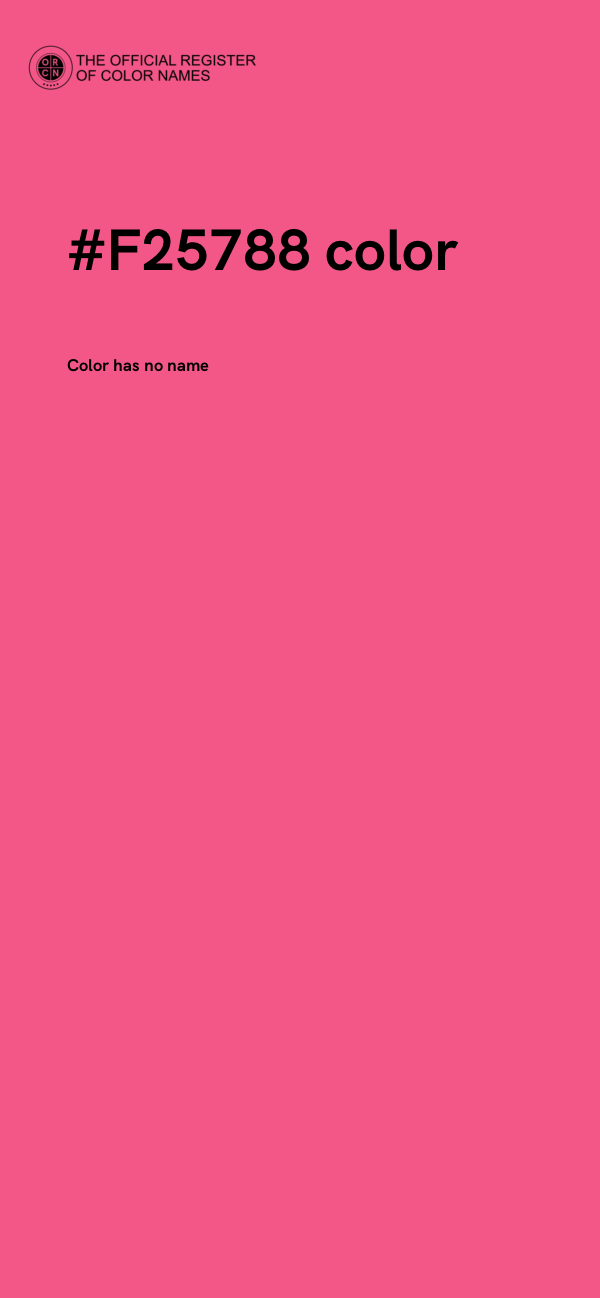 #F25788 color image