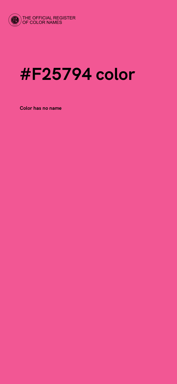 #F25794 color image