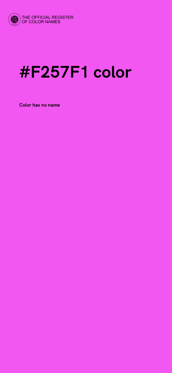 #F257F1 color image