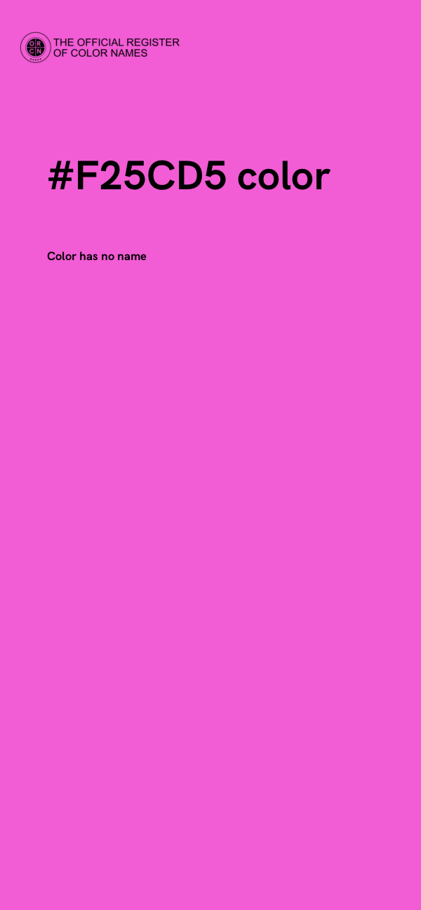 #F25CD5 color image