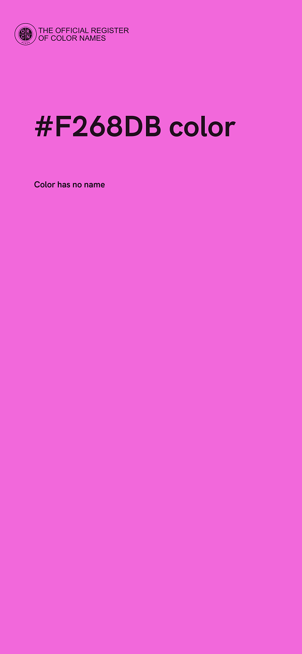 #F268DB color image