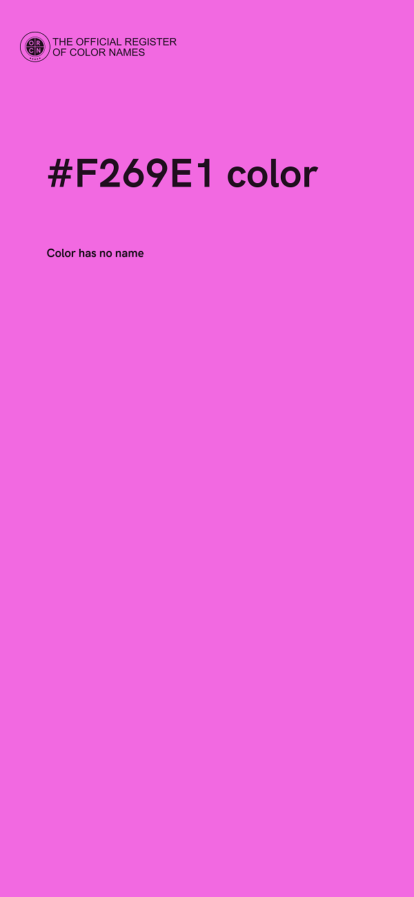 #F269E1 color image
