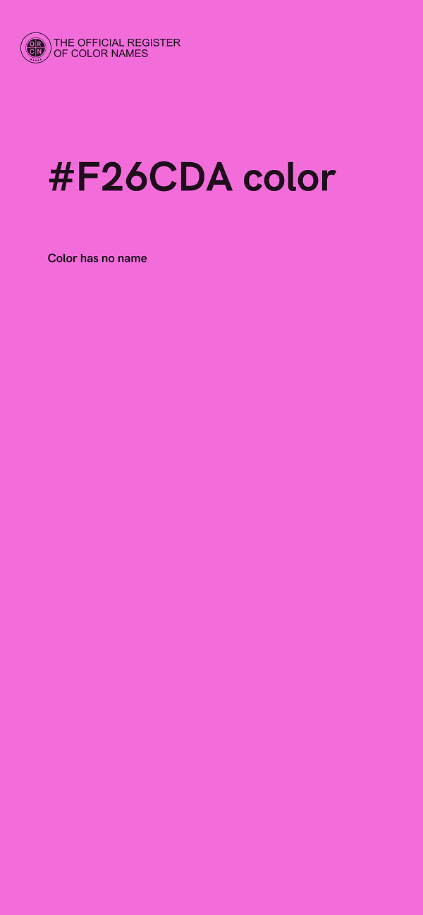 #F26CDA color image