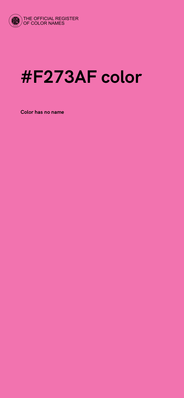 #F273AF color image
