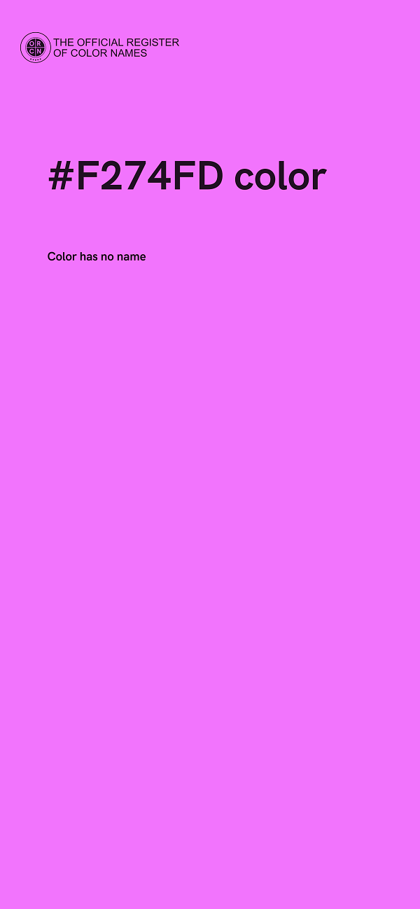 #F274FD color image