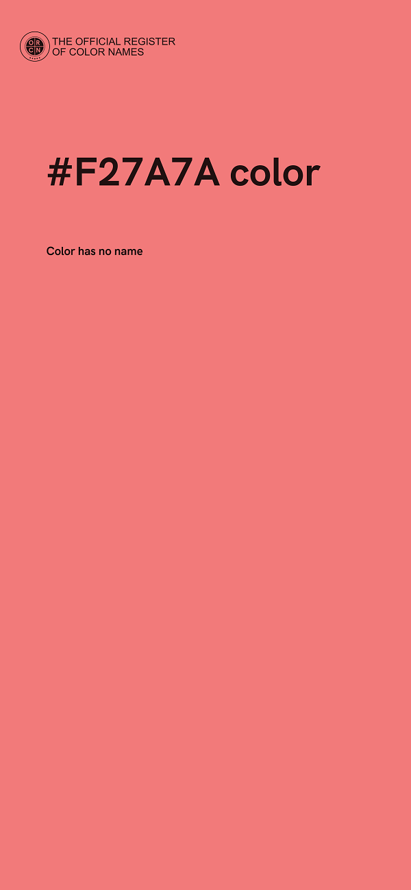 #F27A7A color image