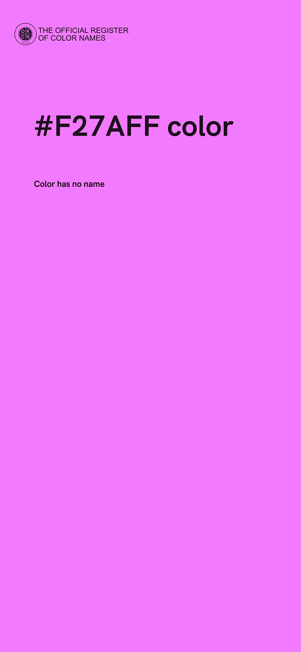 #F27AFF color image