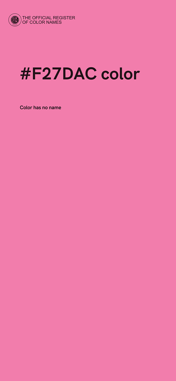 #F27DAC color image