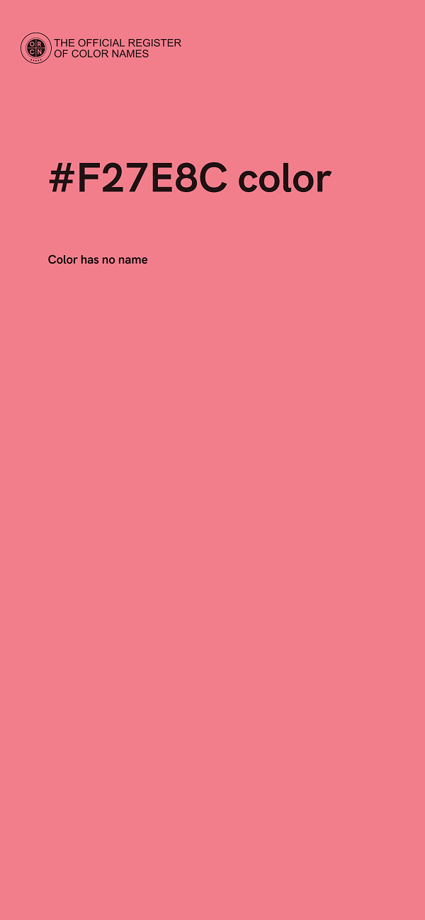 #F27E8C color image
