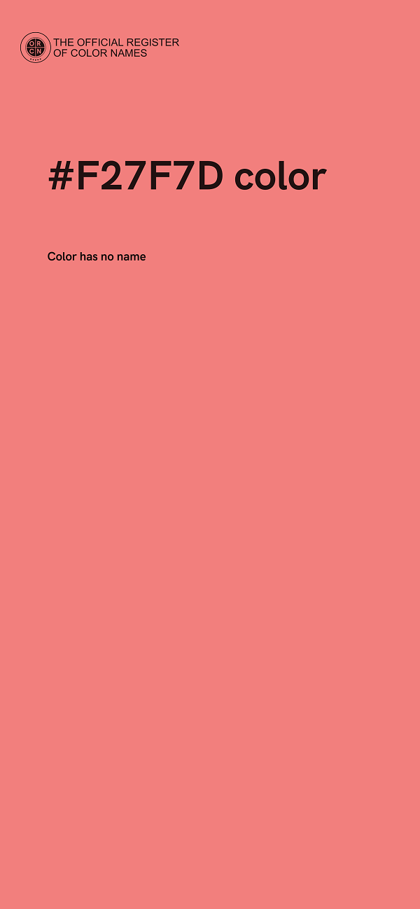 #F27F7D color image