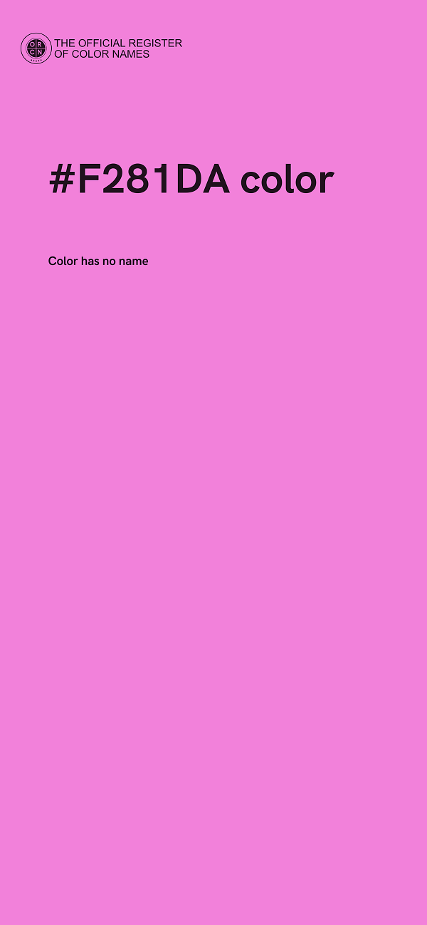 #F281DA color image