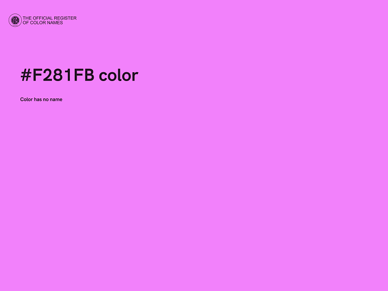 #F281FB color image