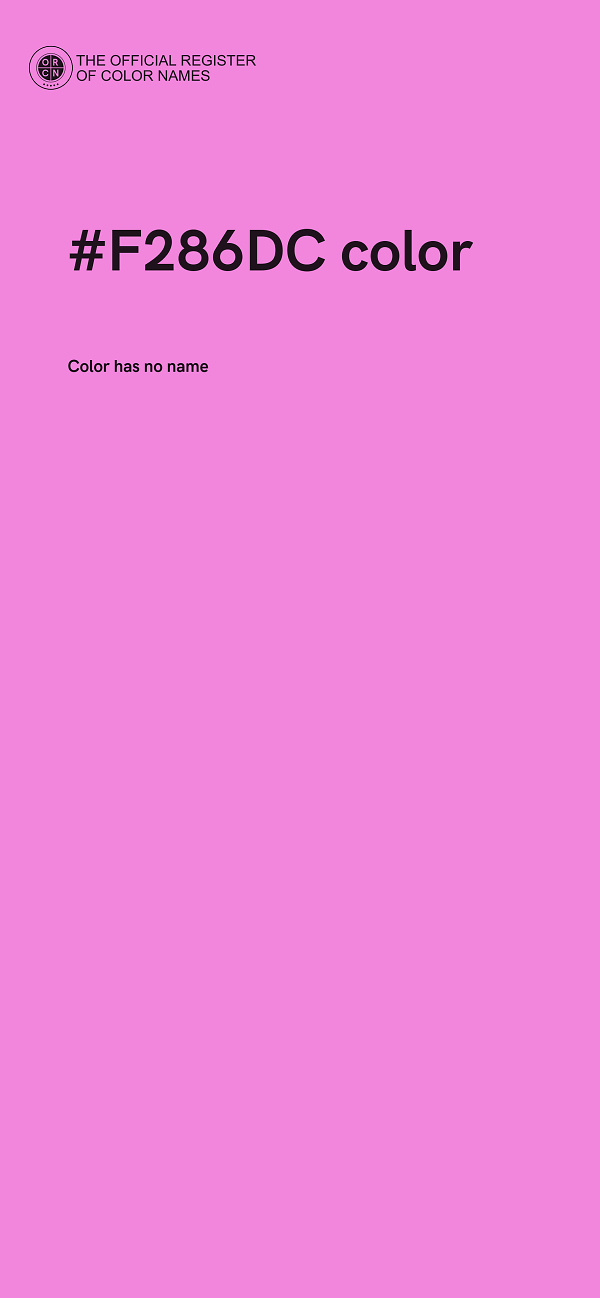 #F286DC color image