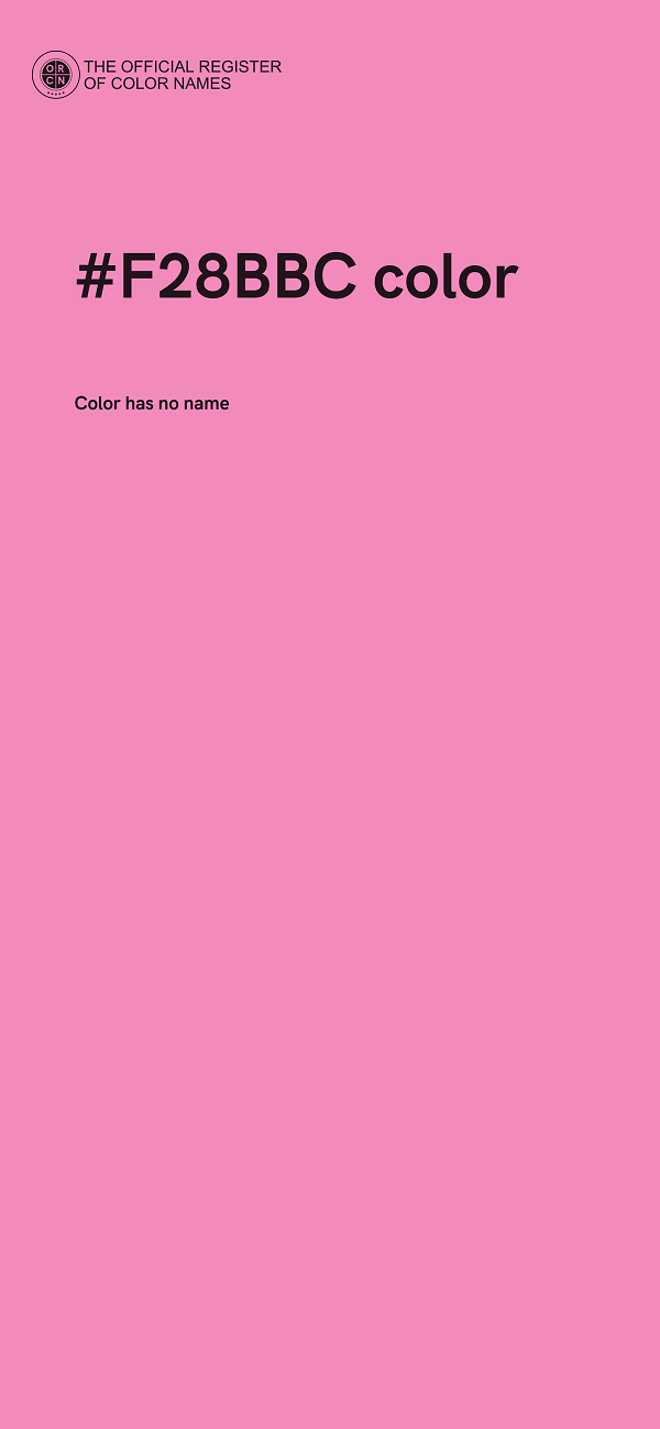 #F28BBC color image